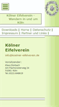 Mobile Screenshot of koelner-eifelverein.de